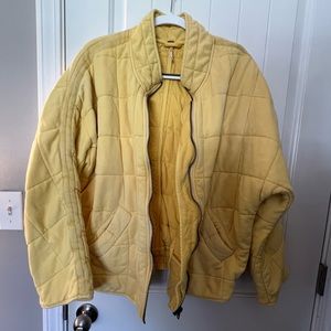 Free People Quilted Dolman Jacket